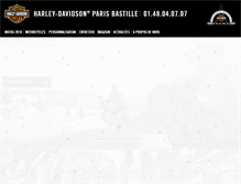 Tablet Screenshot of harleydavidson-bastille.fr